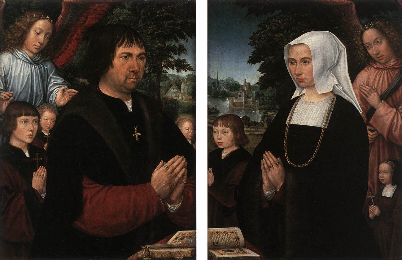 Portraits of Lieven van Pottelsberghe and his Wife sf